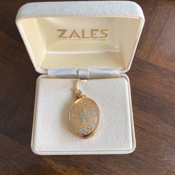 Zales Jewelry Vintage 4k Gold Filled Locket And Chain Poshmark